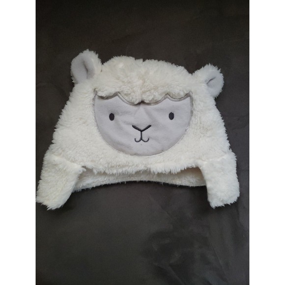 Just One You Carters 6/9 months Fuzzy Lamb Hat - Picture 1 of 3
